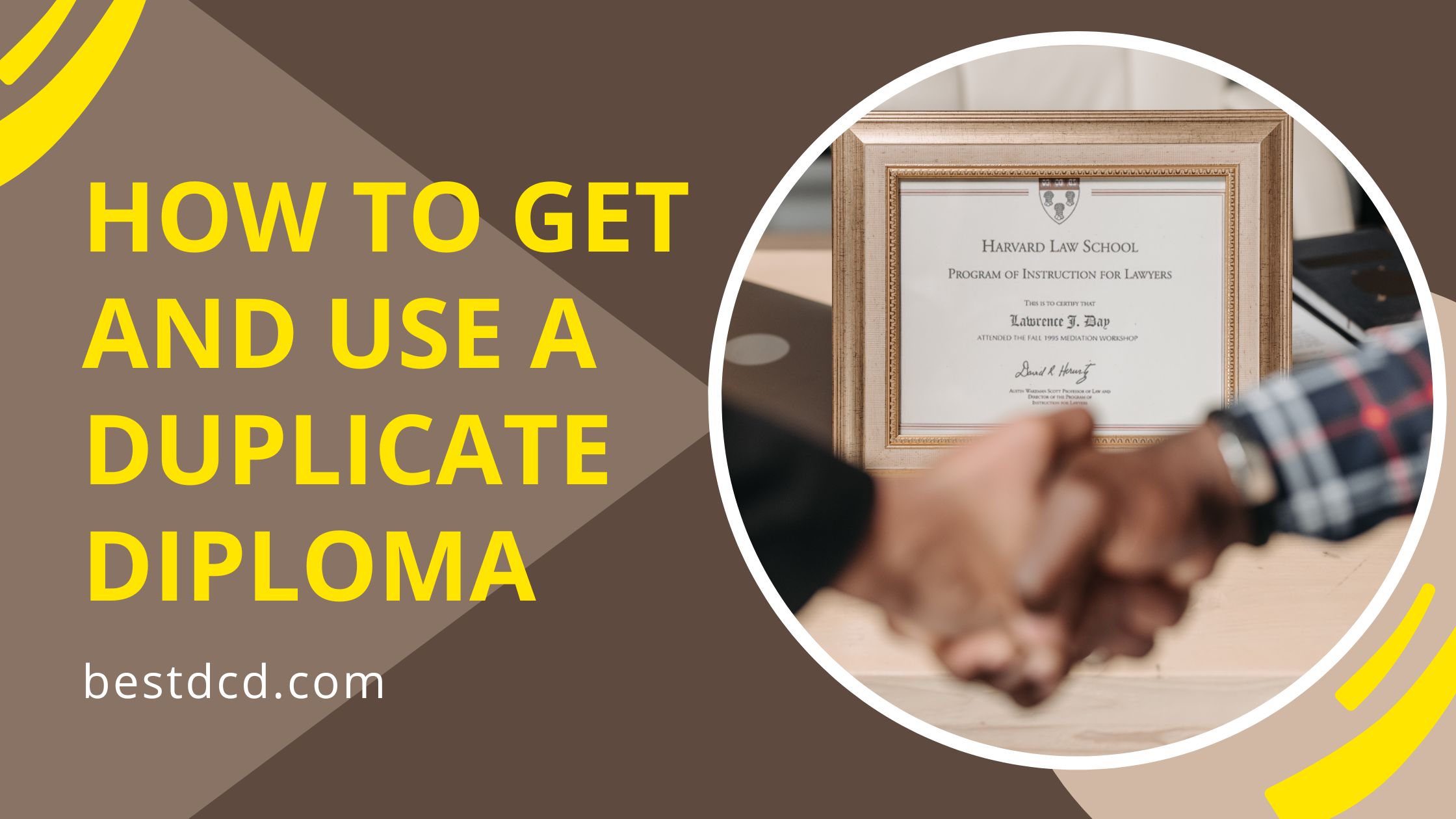 How To Get And Use A Duplicate Diploma