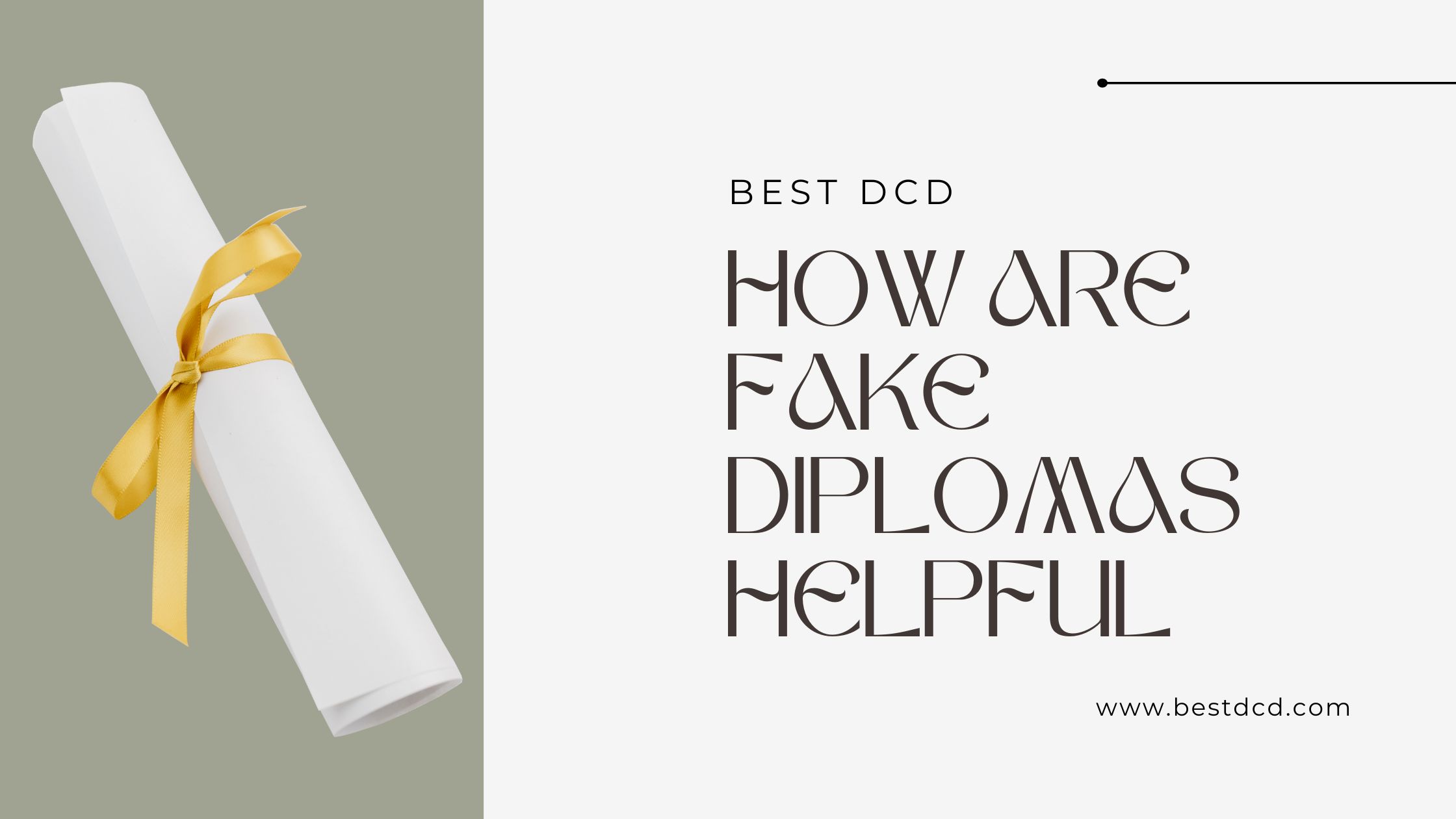 How Are Fake Diplomas Helpful