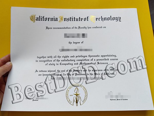 California Institute of Technology degree