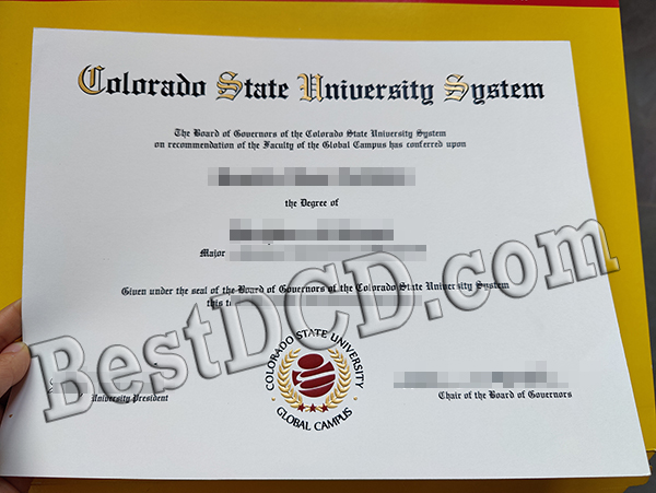 Colorado State University System degree