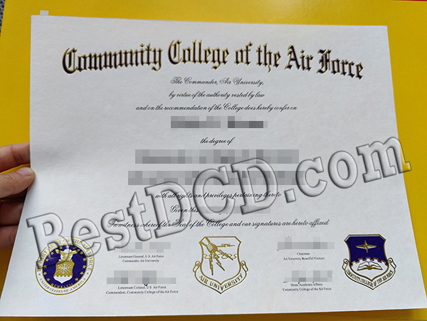 Community College of the Air Force degree