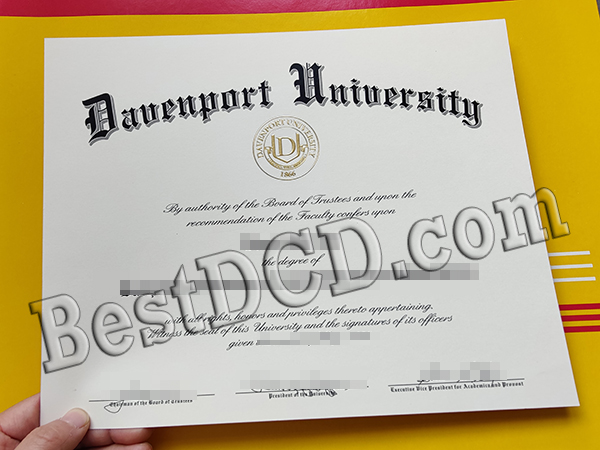 Davenport University degree