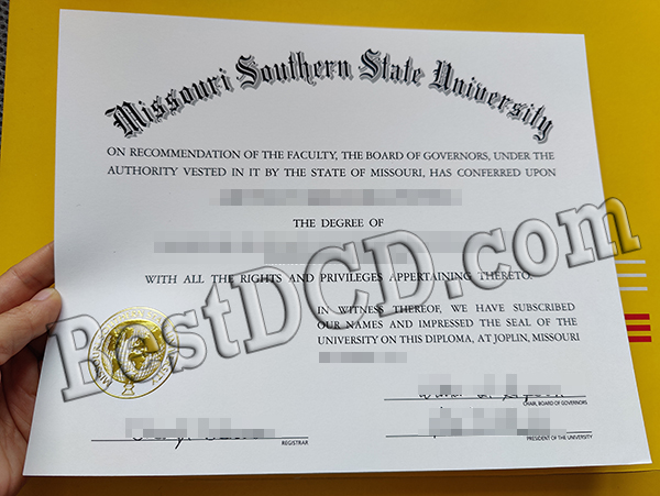 Missouri Southern State University degree