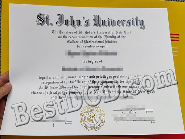 St. John's University degree