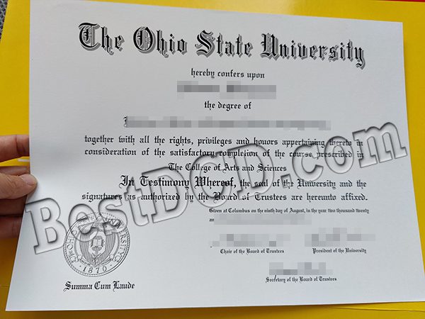 The Ohio State University degree