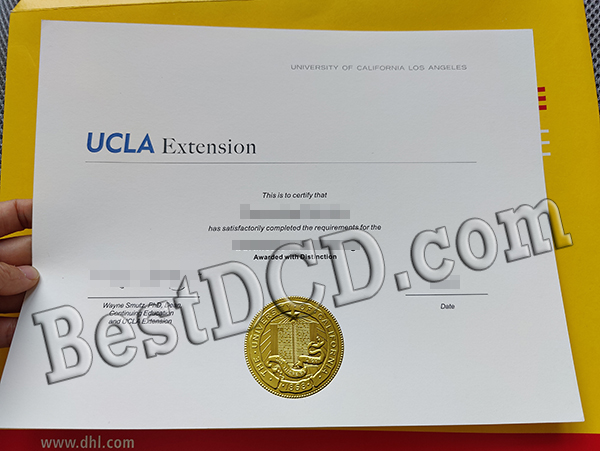 UCLA certificate