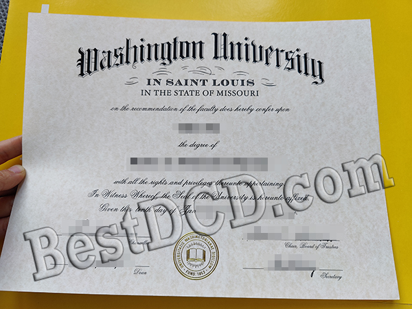 Washington University degree