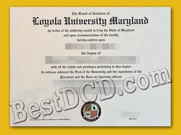 Loyola University Maryland degree