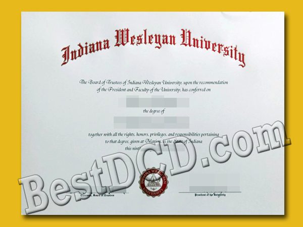 Indiana Wesleyan University Degree