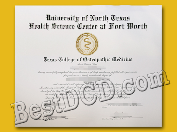 UNT Health Science Center degree
