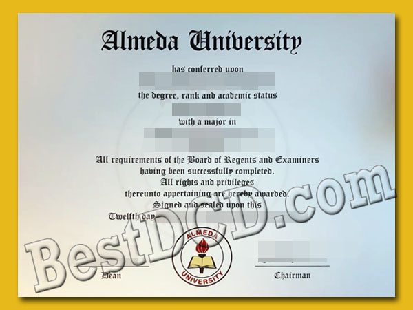 almeda university degree