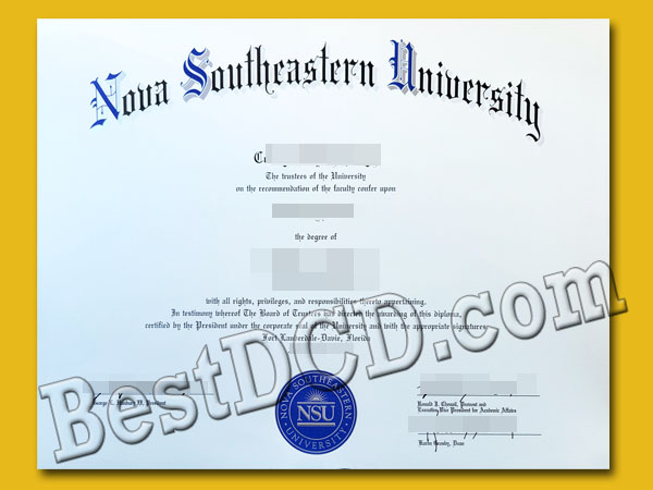 nova southeastern university degree