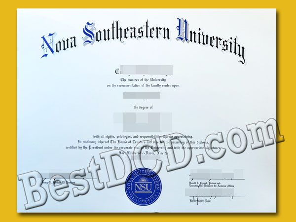 nova southeastern university degree