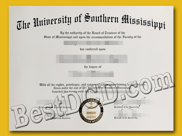 The University of Southern Mississippi degree