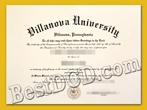 villanova university degree